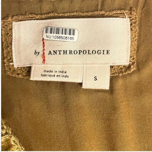 Anthropologie Somerset Maxi Dress Golden Velvet Whimsical Fairy Grunge Like New - Picture 9 of 12
